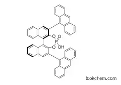 Molecular Structure of 361342-51-0 ((11bR)-2,6-Di-9-anthracenyl-4-hydroxy-dinaphtho[2,1-d:1μ,2μ-f][1,3,2]dioxaphosphepin-4-oxide)